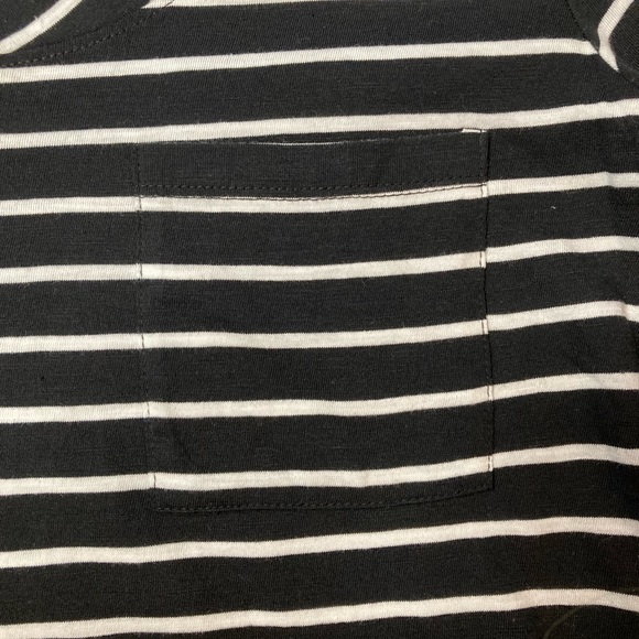 Ella Rafaella Black & White Short Sleeve Scoop Neck T - Picture 6 of 7